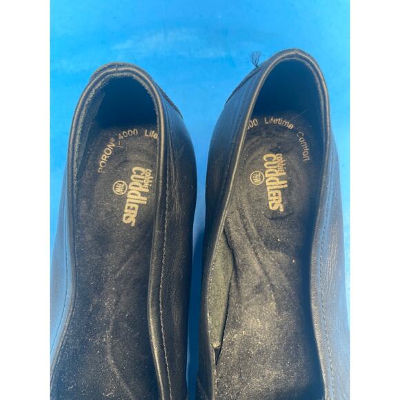 Cobbie Cuddlers 27273 Black Leather Oxford Shoes Womens 7.5 W Excellent Comfort - Picture 11 of 11